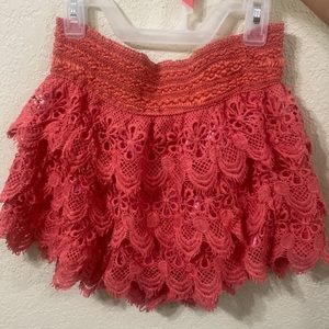 Orange skort size S.